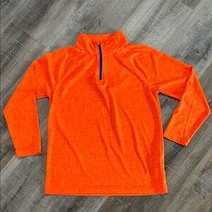 Old Navy Active Orange Quarter Zip Pullover